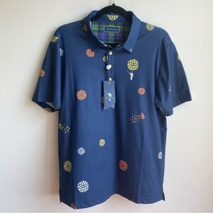 William Murray Floral Golf Polo Shirt